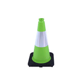 Heavy-Duty Traffic Cones 12/18/28/36 Inch, PVC Safety Cone with Reflective Stripe