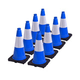 Heavy-Duty Traffic Cones 12/18/28/36 Inch, PVC Safety Cone with Reflective Stripe