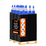 Light Weight Black Base Economy Traffic Cones