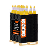 Light Weight Black Base Economy Traffic Cones