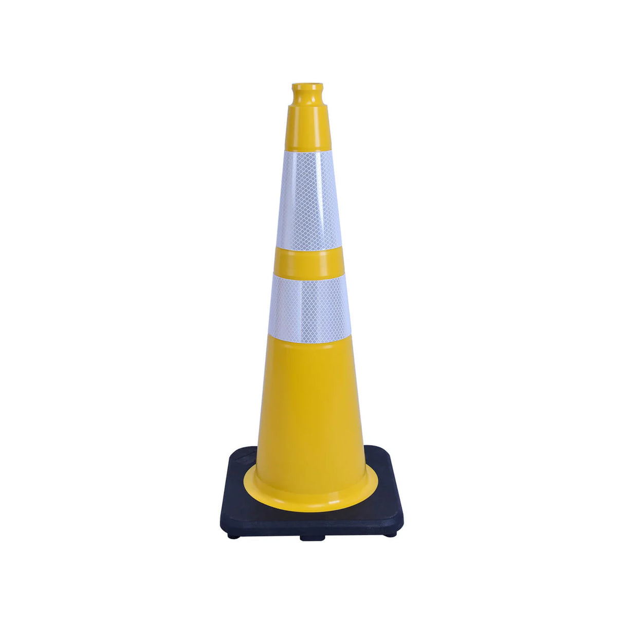 Heavy-Duty Traffic Cones 12/18/28/36 Inch, PVC Safety Cone with Reflective Stripe