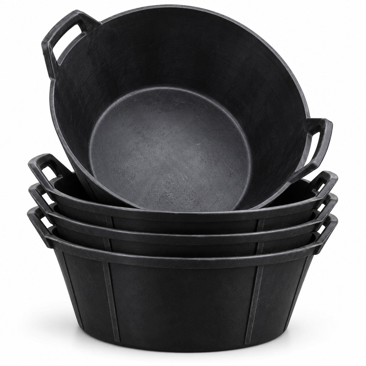 3 Gallon Rubber Feed Pan