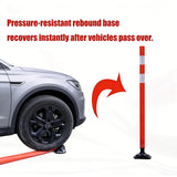 Flexible SpringBack Surface Mount Delineator Post - in use on site