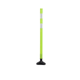 Flexible SpringBack Surface Mount Delineator Post - attached to surface
