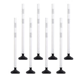 Flexible SpringBack Surface Mount Delineator Post - night visibility view