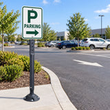 8PCS SpringBack Surface Mount Sign Stand – Impact-Resistant Parking & Traffic Sign Holder