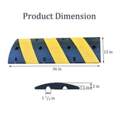 2PCS 3 Foot Speed Bump