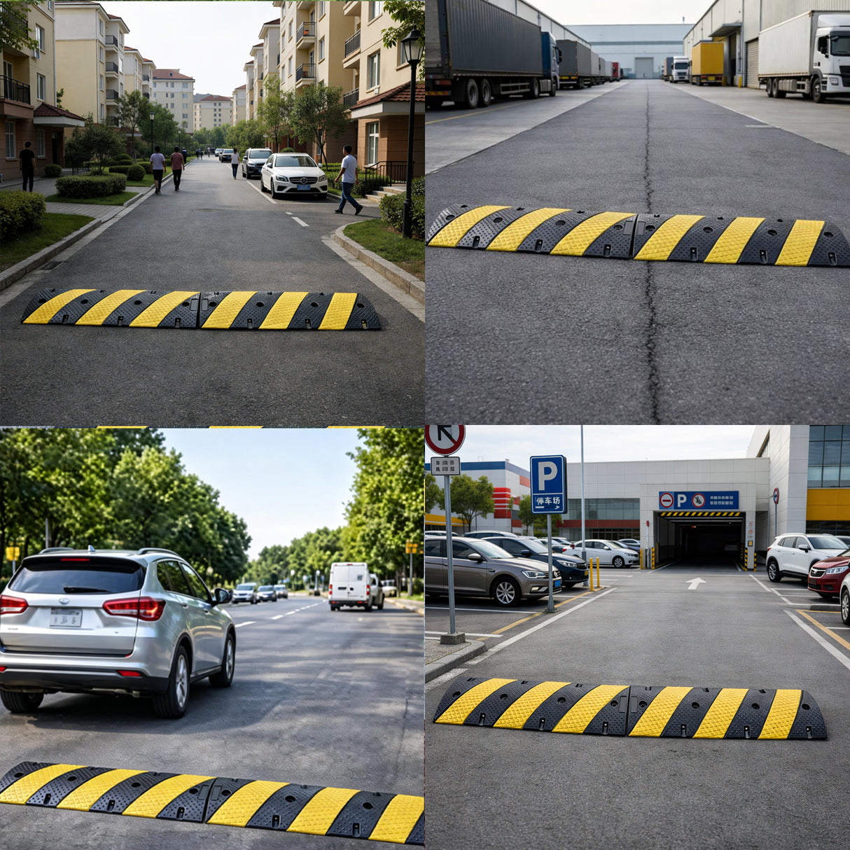 2PCS 3 Foot Speed Bump