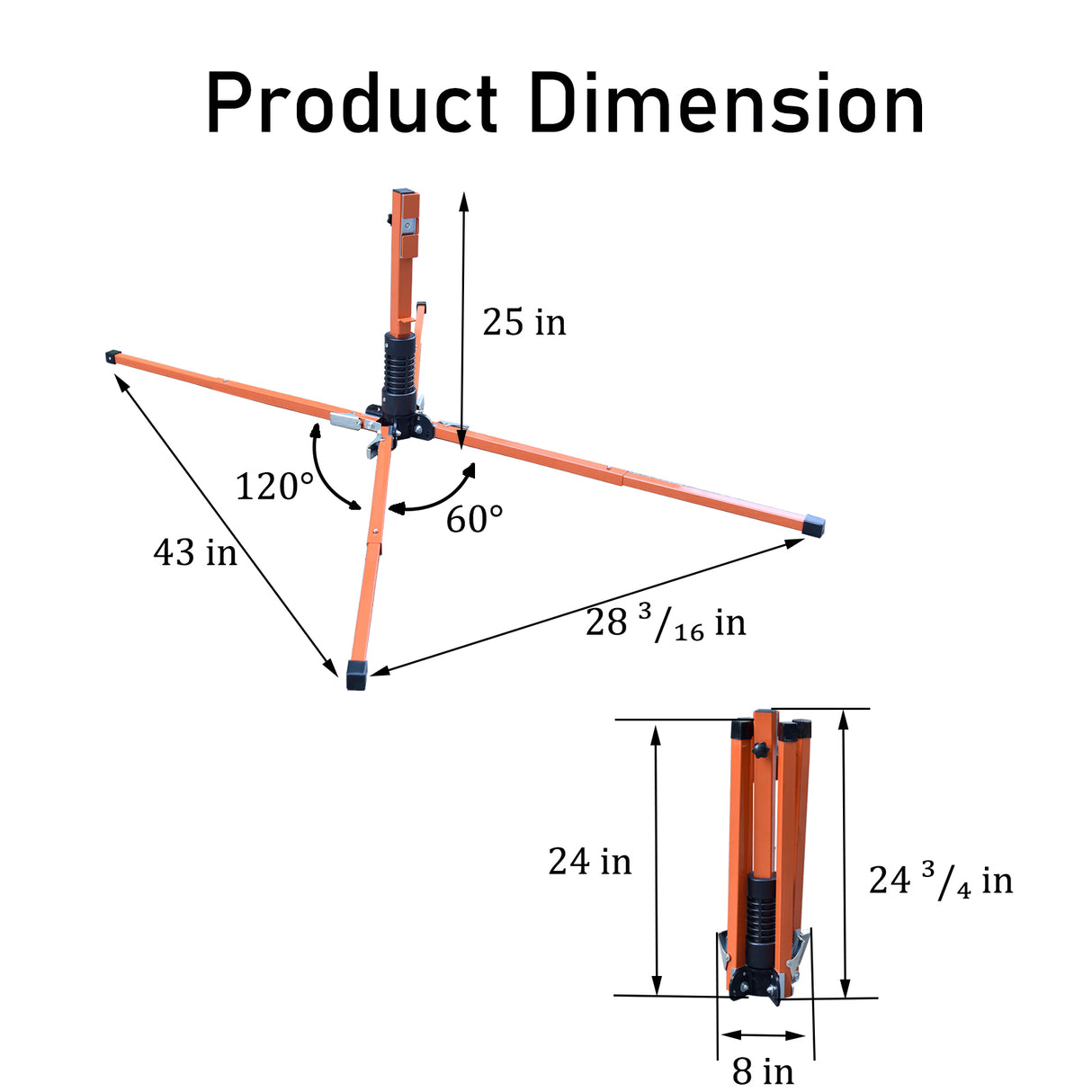 Portable Roll-Up Sign Stand with TPU Spring System | Adjustable Height & Easy Setup | Durable & Stable for Roadwork, Construction Zones, and Traffic Control