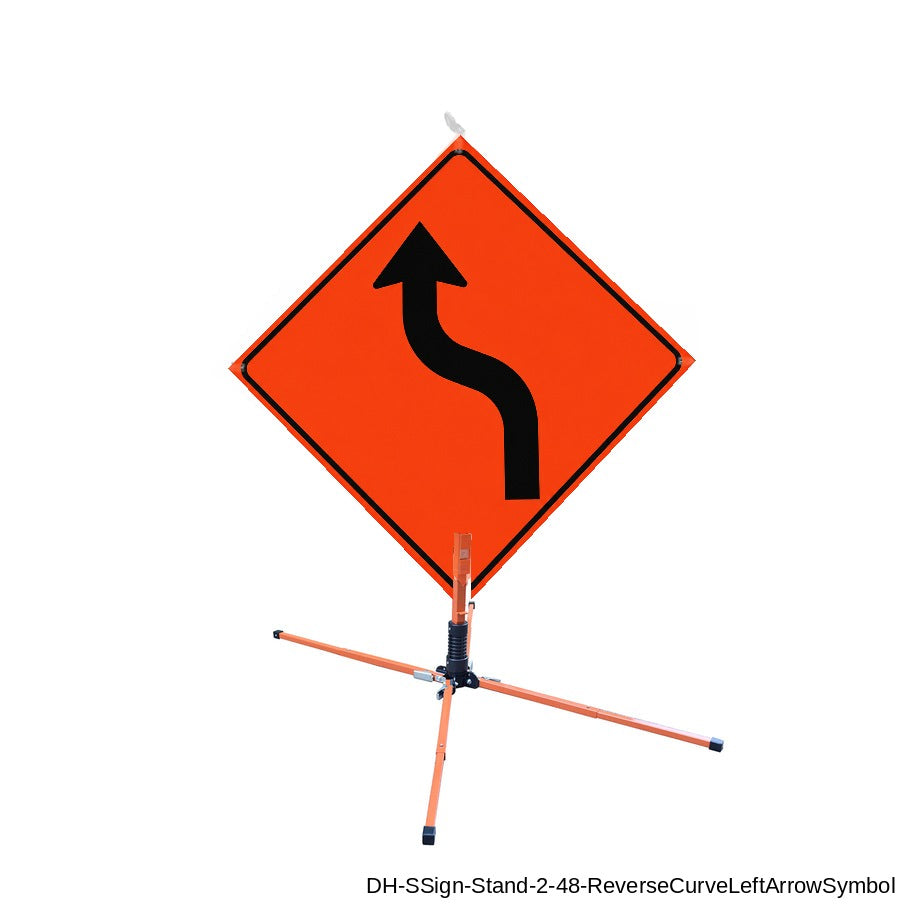 DH-SSign-Stand-2-48-ReverseCurveLeftArrowSymbol