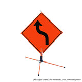 DH-SSign-Stand-2-48-ReverseCurveLeftArrowSymbol