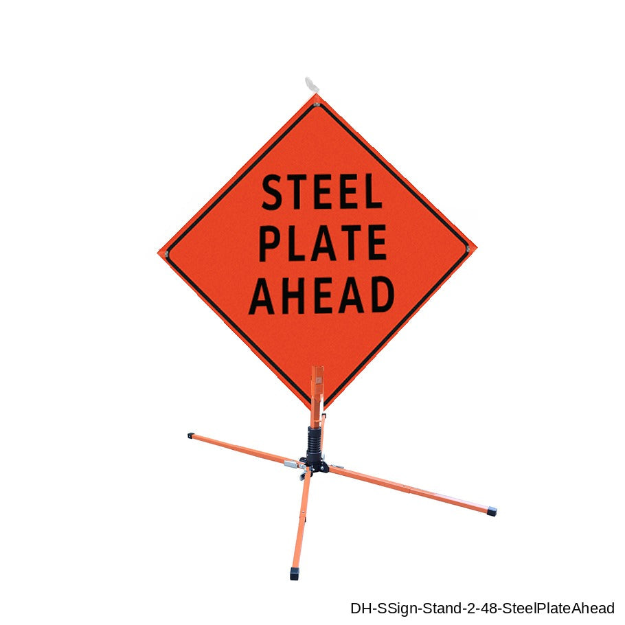 DH-SSign-Stand-2-48-SteelPlateAhead