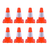 Flexible PVC Traffic Cone 12 - 28Inch with Reflective Collar