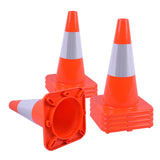 Flexible PVC Traffic Cone 12 - 28Inch with Reflective Collar