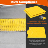 ADA Warning Pad 2PCS with Installl Bolts
