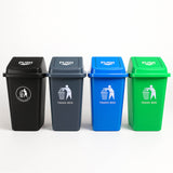 Trash Bins with Lids