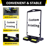 Wind SignBoard with Water Filled Base