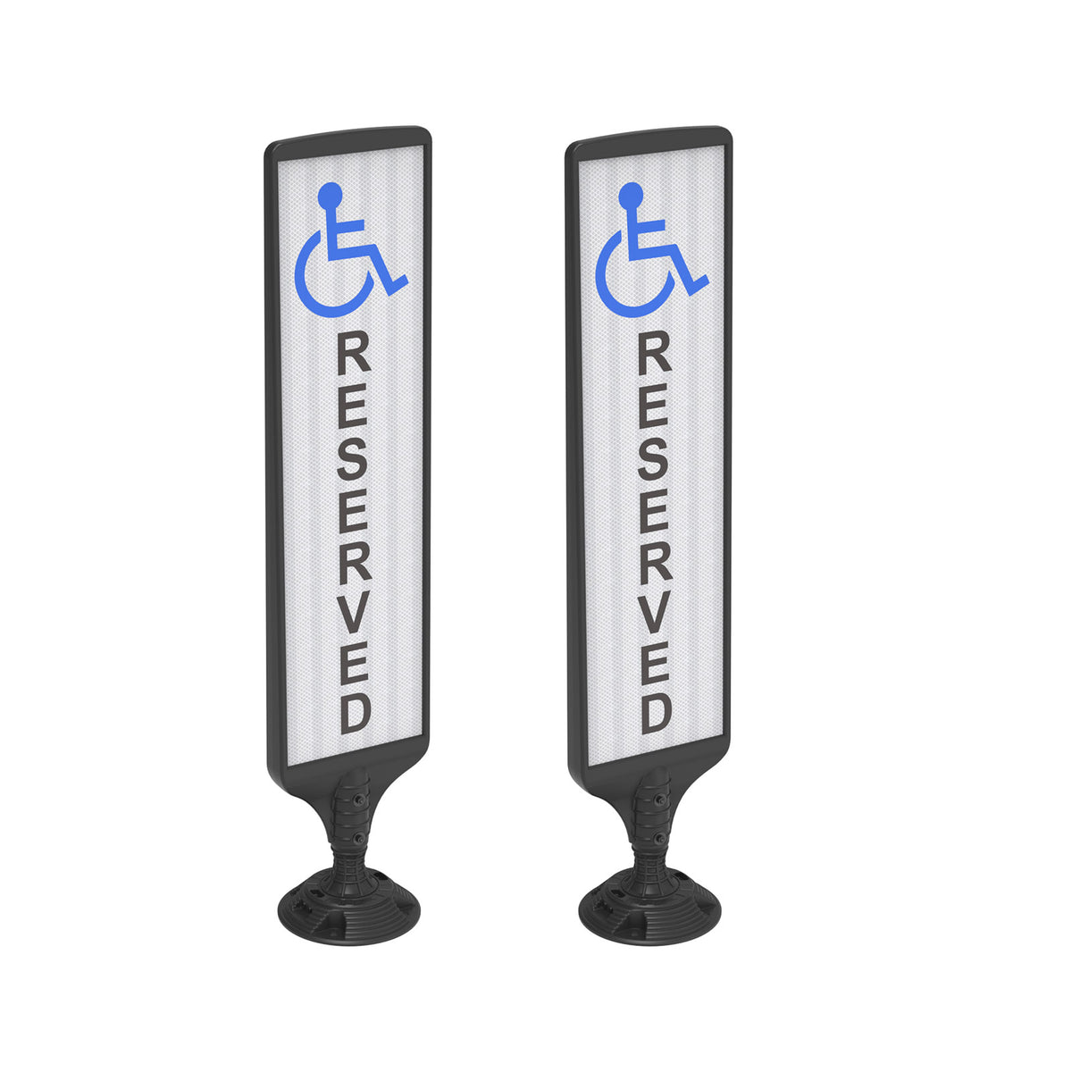 Vertical Panel with Pedestrian Cross Sign,Valet Parking,No Parking,ADA Sign