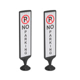 Vertical Panel with Pedestrian Cross Sign,Valet Parking,No Parking,ADA Sign