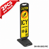 Vertical Panel with Pedestrian Cross Sign,Valet Parking,No Parking,ADA Sign - 47