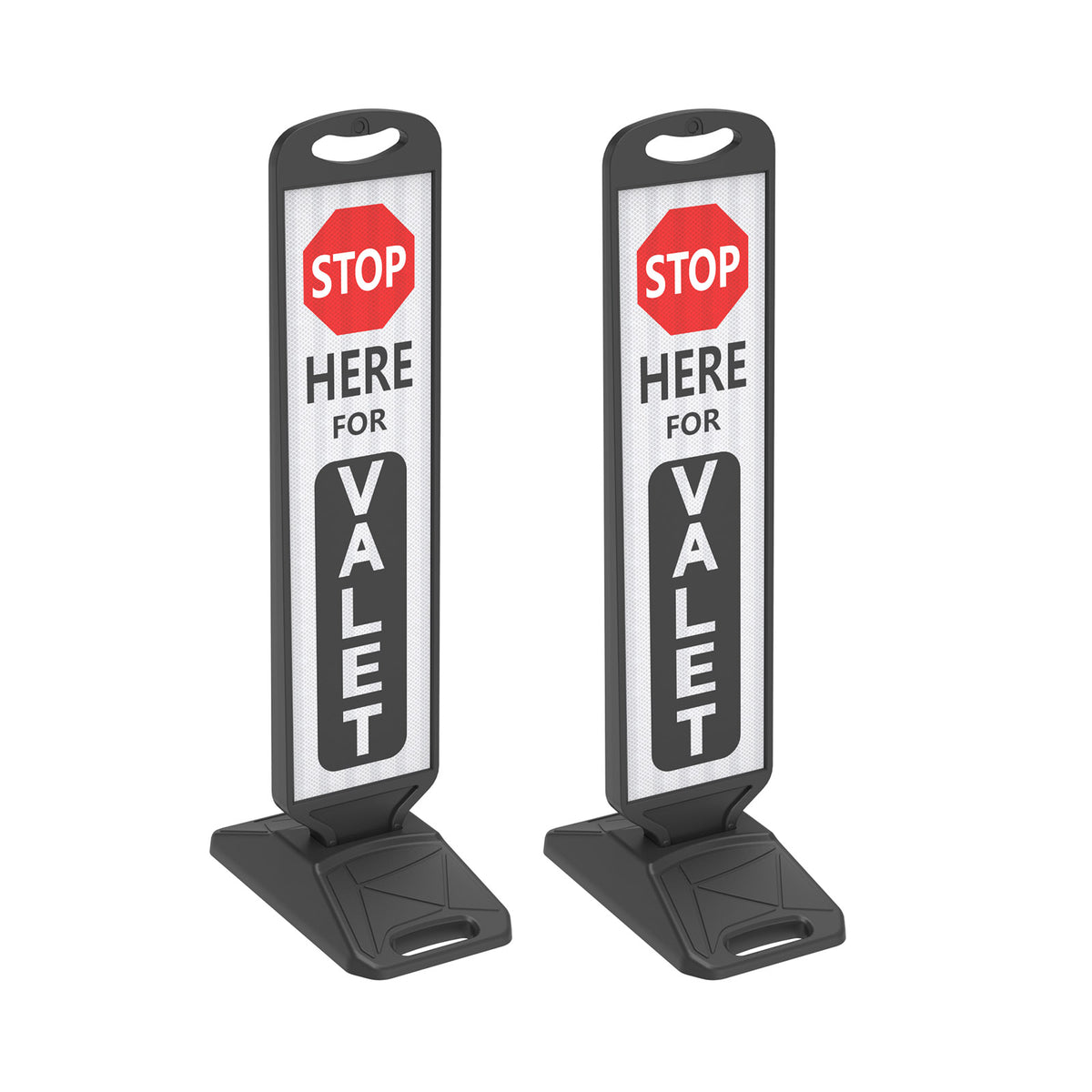 Vertical Panel with Pedestrian Cross Sign,Valet Parking,No Parking,ADA Sign - color options