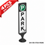 Vertical Panel with Pedestrian Cross Sign,Valet Parking,No Parking,ADA Sign - 36