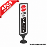 Vertical Panel with Pedestrian Cross Sign,Valet Parking,No Parking,ADA Sign - 30