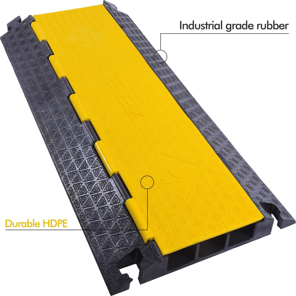 3-Channel & 5-Channel Rubber Cable Protector with Extra Anti Slip Pattern