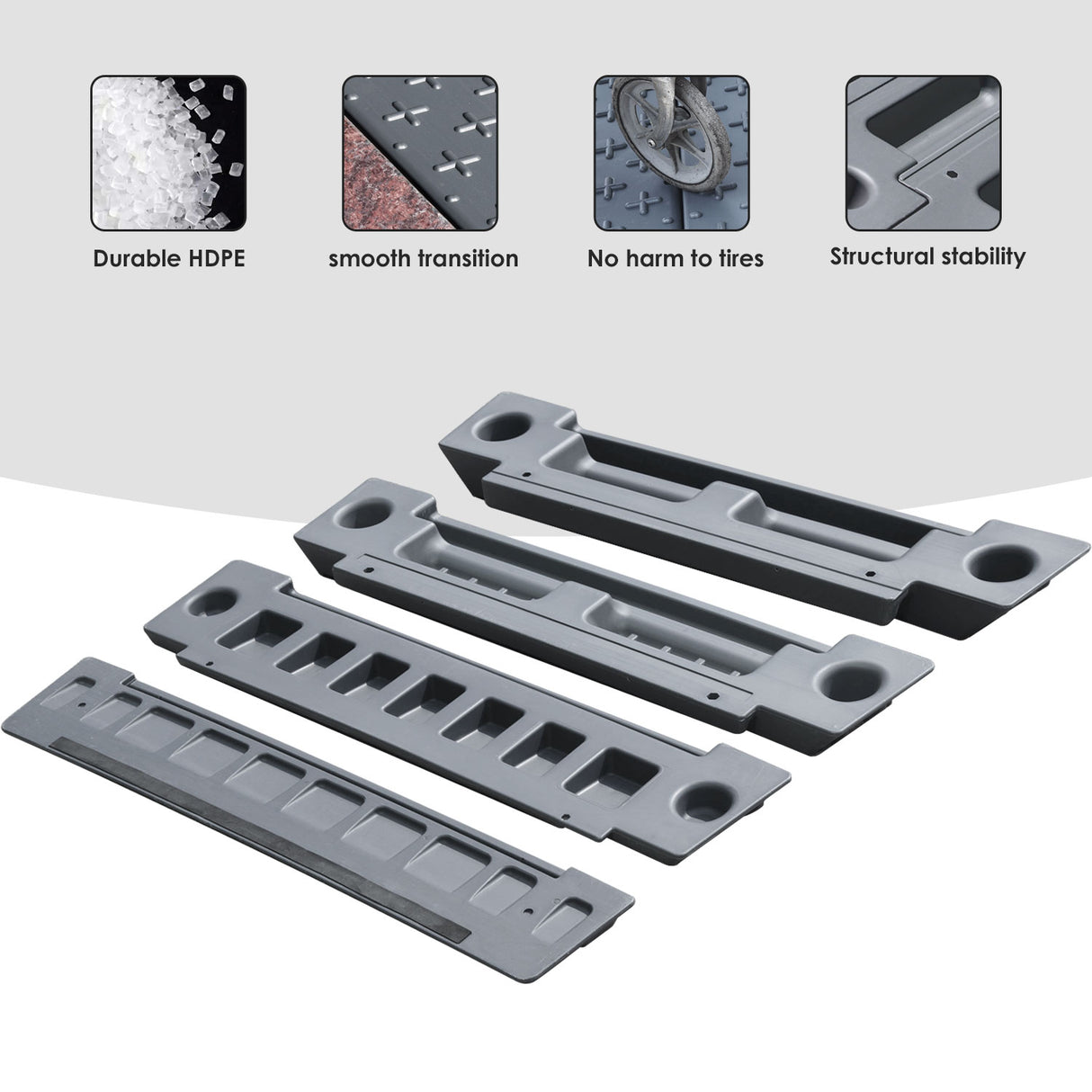 Extensible Threshold Ramp 1 - 6 Inch Height