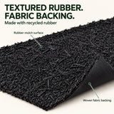 6 x 2 ft Recycled Rubber Mulch Mat Roll for Garden Landscaping