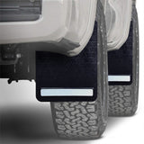 Rubber Mud Flap and Adjustable Hitch-Mounted System