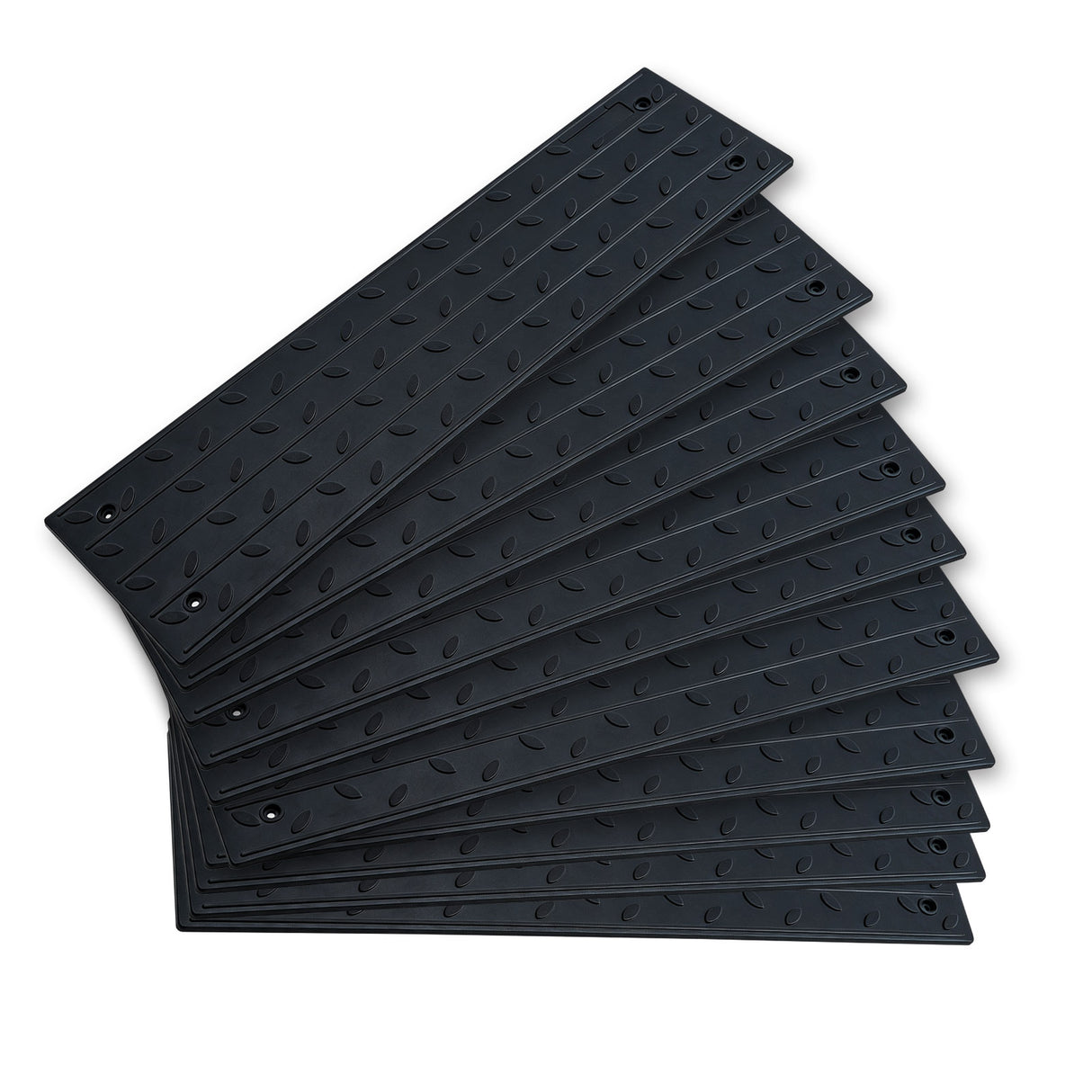Non Slip Rubber Stair Treads – Peel & Stick or Screw Mount