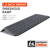 Rubber Threshold Ramp Height 1 to 4Inch