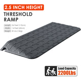 Rubber Threshold Ramp Height 1 to 4Inch