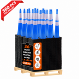 OranLite light weight traffic cones, 360 pieces per pallet