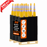 OranLite light weight traffic cones, 540 pieces per pallet