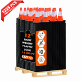 OranLite traffic cones, 1225 pieces per pallet