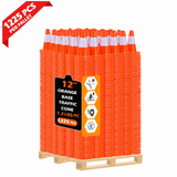 OranLite solid orange traffic cones, 1225 pieces per pallet