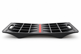 Low side view of the heavy-duty double-sided parking mat underside and adhesive strip