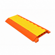 BS-NCP-4M Orange polyurethane 3-channel cable protector with yellow lid