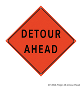 Detour Ahead - DH-Roll-RSign-48-DetourAhead