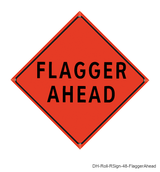 Flagger Ahead - DH-Roll-RSign-48-FlaggerAhead